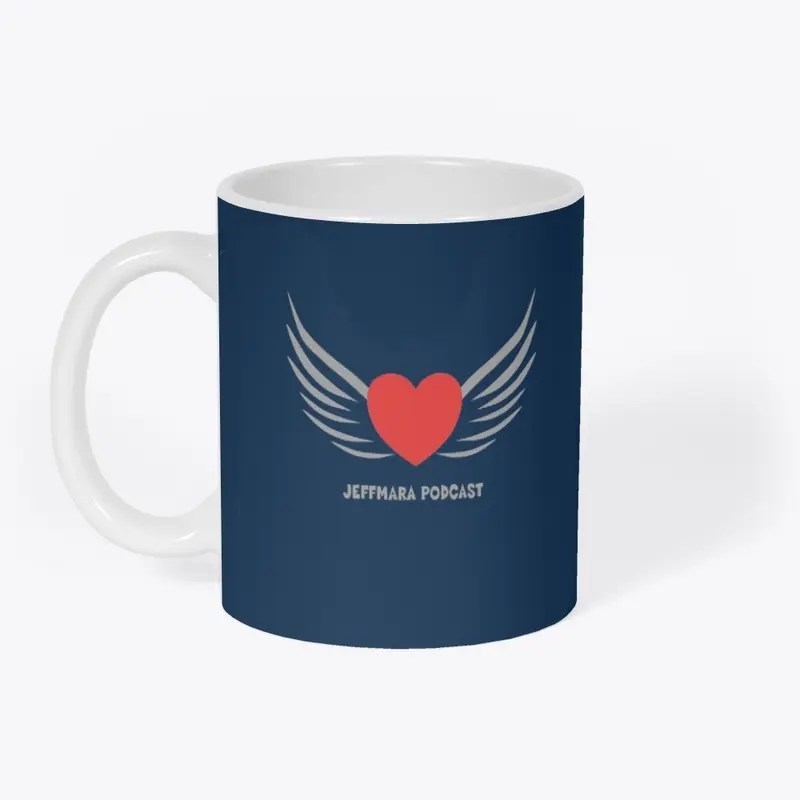 JeffMara Winged Heart Mug and Pint Glass